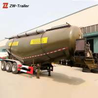 45CBM  v type bulk cement silo tanker semi truck trailer for africa