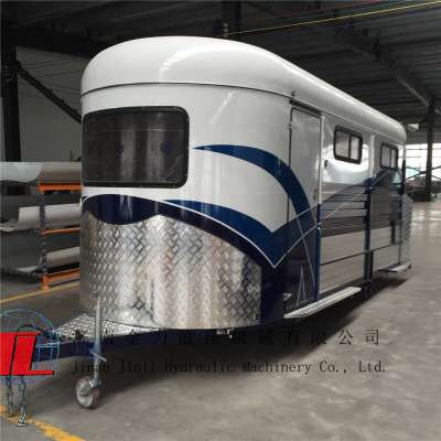 3 horse float trailer classic angle load trailer