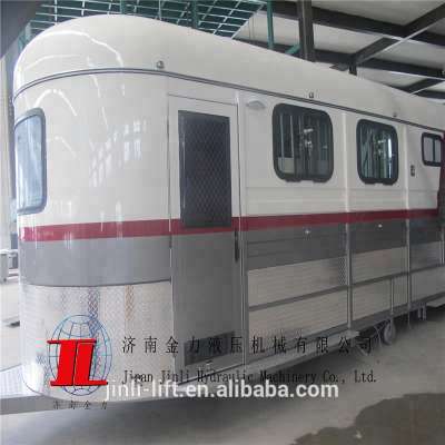 deluxe 2 horse angle load China import camper horse floats