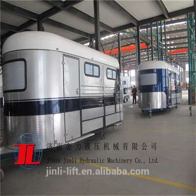 popular sell of three horse angle load horse float