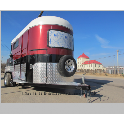 Hot sell 2 horse straight load float standard    travel trailer